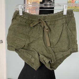 Green shorts